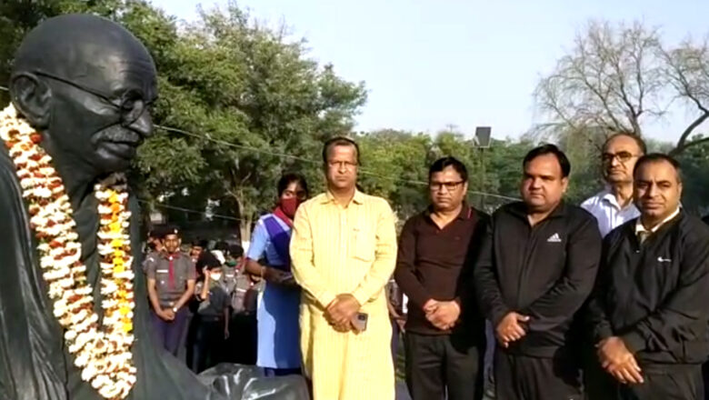 आजादी की 75वीं वर्षगांठ के उपलक्ष्य में निकाली पदयात्रा