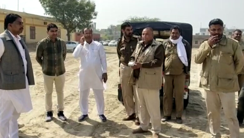सभापति ने रूकवाया बजरी से भरा ओवरलोड ट्रॉला, परिवहन विभाग ने किया सीज