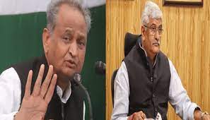 केंद्रीय मंत्री गजेंद्र शेखावत पर फिर बरसे गहलोत