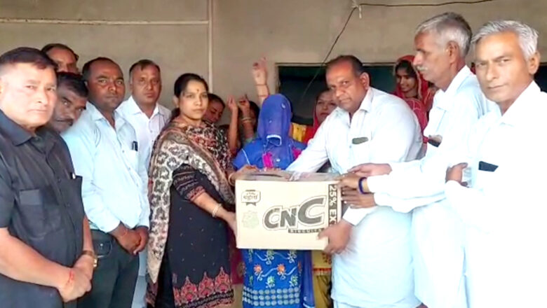 बेटी जन्म पर मां को पौष्टिक आहार वितरित