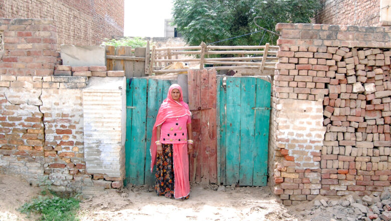 मां-बेटे को धक्के मारकर निकाला घर से