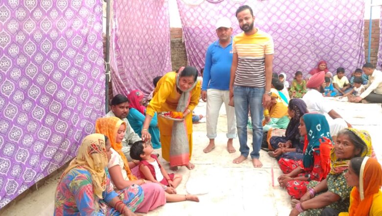 पूर्व पालिकाध्यक्ष ने किया कंजक पूजन