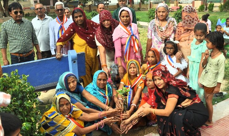 गौतम बुद्ध की जयंती पर पौधरोपण