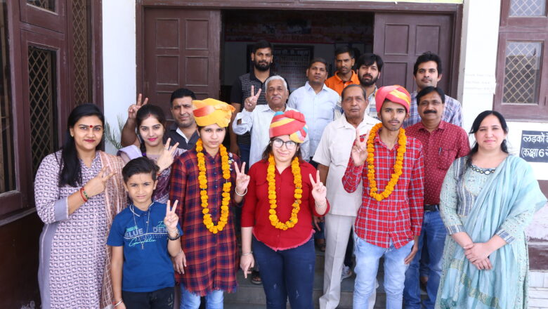 जिया ने हासिल किया प्रथम स्थान