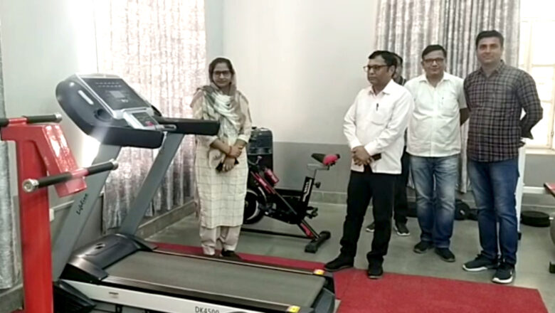अधिकारियों-कर्मचारियों के लिए जिला परिषद में खुलवाया जिम