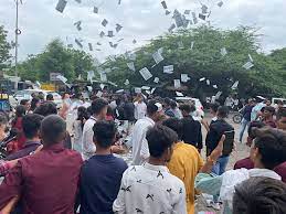 छात्र संघ चुनाव कल:एबीवीपी और एनएसयूआई के बीच सीधी टक्कर, एसएफआई भी दिखा रहा है दम
