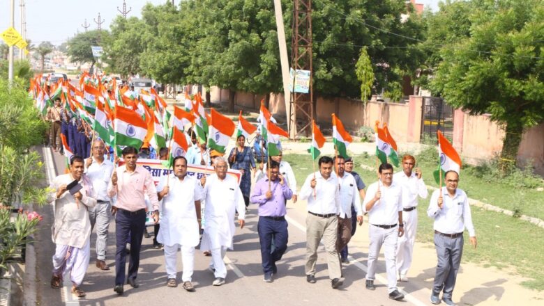 अहिंसा मार्च के जरिए भाइचारे और एकता का दिया संदेश