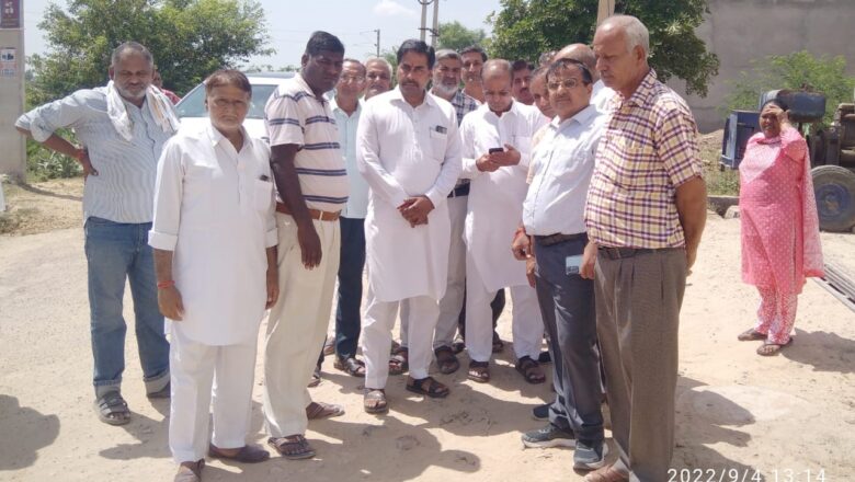 वार्ड में व्याप्त समस्याओं से कराया अवगत