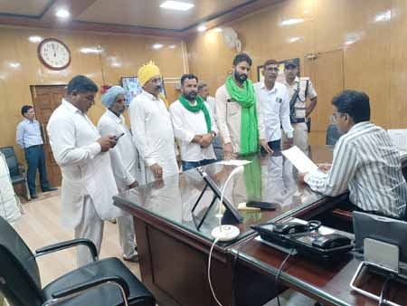 धान-मूंग फसल की सरकारी खरीद शुरू करने की मांग