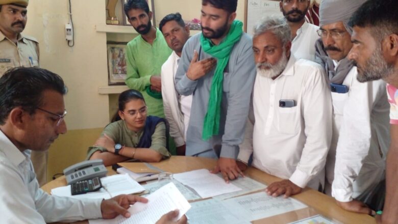 धान-मूंग की सरकारी खरीद की मांग, कलक्ट्रेट पर प्रदर्शन