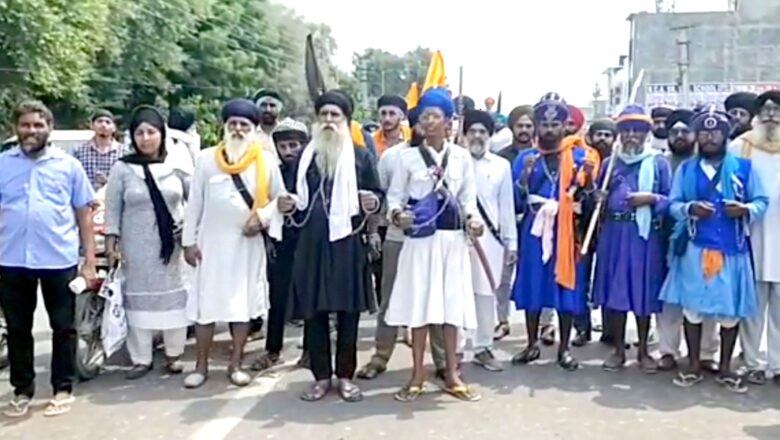 बंदी सिखों की रिहाई के लिए निकाला रोष मार्च