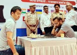 ग्रांड मास्टर इंटरनेशनल चैस टूर्नामेंट:अभिजीत गुप्ता का विजय रथ रुका, बचुलून के साथ ड्रा हुआ मैच, फिर भी खिताबी दौड़ में आगे