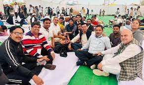 भारत जोड़ो यात्रा में बीकानेर भी:राहुल गांधी से आगे चल रहे हैं बीकानेर के कांग्रेसी कार्यकर्ता, रमेश जयराम के साथ पैदल चले रामेश्वर डूडी