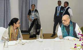 अमित शाह के सामने ममता की BSF से बहस:कहा- फोर्स के पास ज्यादा ताकत, इससे राज्य के लोग परेशान हो रहे