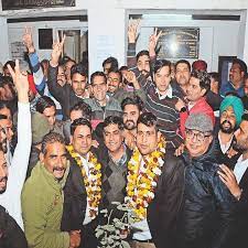 बार संघ चुनाव:दो बार अध्यक्ष रह चुके रेवाड़ को 465 मतों के अंतर से हराकर बिश्नोई बने दूसरी बार अध्यक्ष