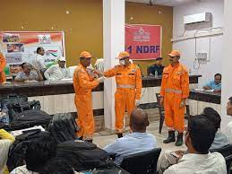 अनूपगढ़ में आपदा आधारित जन जागरूकता अभियान:NDRF ने लोगों को बताए आपदा से बचाव के उपाय, बच्चों से कराया डेमो