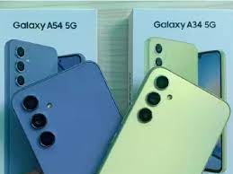 सैमसंग गैलेक्सी A54 और गैलेक्सी A34 भारत में लॉन्च:5G स्मार्टफोन में 32 MP सेल्फी कैमरा और 5000 mAh की बैटरी, 28 मार्च से शुरू होगी सेल