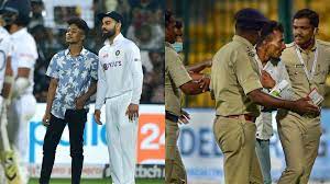 टीम इंडिया के ड्रेसिंग रूम में घुसे दो फैन:पुजारा के साथ सेल्फी ली: पुलिस ने बम निरोधक दस्ता बुलाया, एक गिरफ्तार