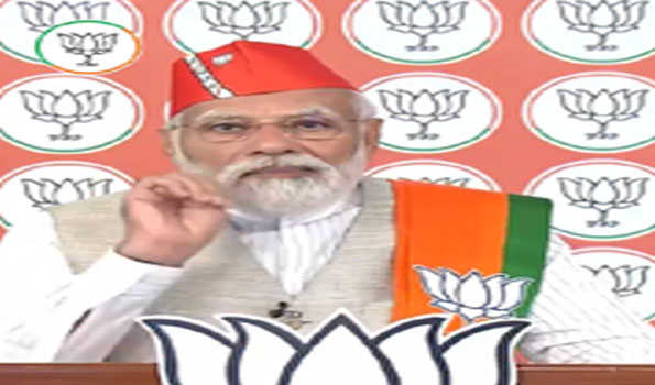 भाजपा का उद्देश्य 25 वर्षों में देश को समस्या मुक्त करना है: मोदी