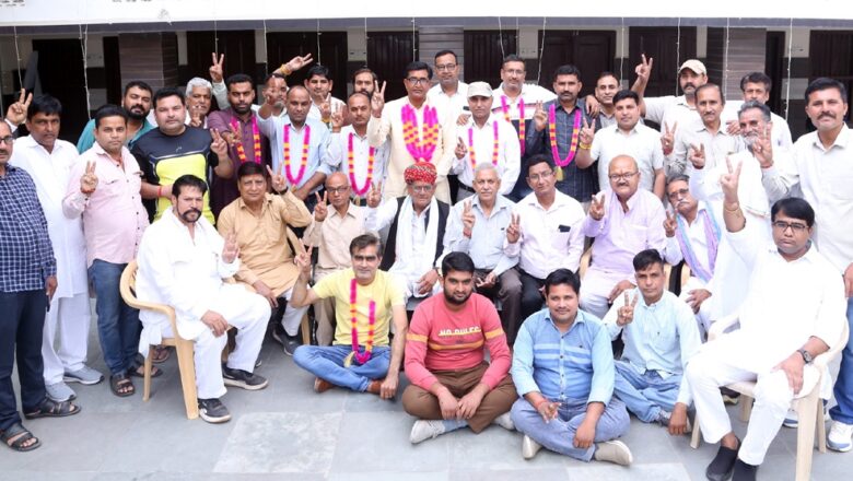 दयाराम सेवदा सर्वसम्मति से चुने गए अध्यक्ष
