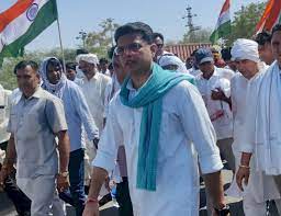 पायलट ने अजमेर से शुरू की अपनी जनसंघर्ष पद यात्रा