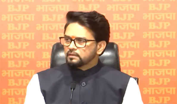 राजस्थान, बंगाल, बिहार में महिला अत्याचार पर विपक्ष की चुप्पी क्यों : ठाकुर