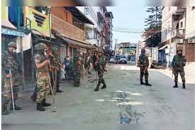 15 अगस्त से पहले मणिपुर में हाई अलर्ट, कई इलाकों में ली गई तलाशी