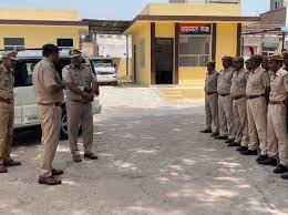 सूरतगढ़ दौरे पर पहुंचे एसपी विकास शर्मा:सिटी थाने का किया निरीक्षण, आमजन से की पुलिस का सहयोग करने की अपील