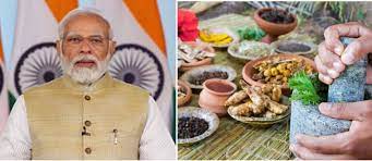 प्रधानमंत्री मोदी ने पारंपरिक चिकित्सा से प्रकृति की सेवा पर दिया जोर