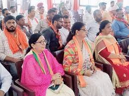 जोशी ने दिया जीत का मंत्र:श्रीगंगानगर विधानसभा क्षेत्र की बैठक में बोले, ‘भाजपा की जीत के लिए लगाएं ताकत ‘