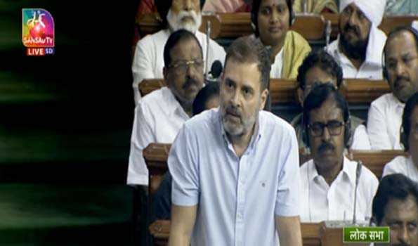 भाजपा देशप्रेमी नहीं, देशद्रोही है: अविश्वास प्रस्ताव पर राहुल
