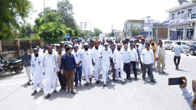 साम्प्रदायिक हिंसा के खिलाफ निकाला रोष मार्च