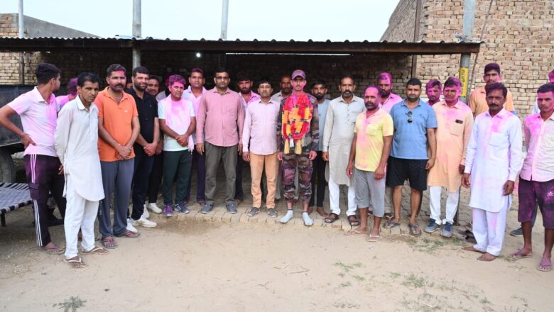 गांव पक्काभादवां के पहले अग्निवीर बने रवि शर्मा