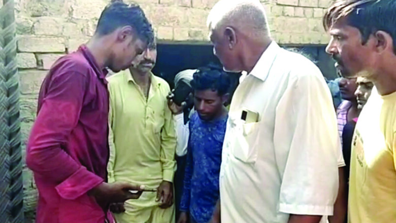 चोरी के इरादे से घुसा, ग्रामीणों ने पकड़ की धुनाई