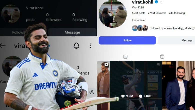 विराट कोहली फिर से आए इंस्टाग्राम पर नज़र, प्रशंसकों के बीच ख़ुशी